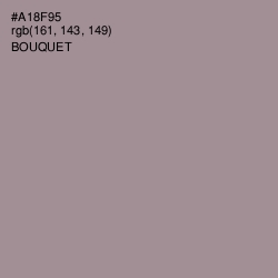 #A18F95 - Bouquet Color Image