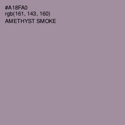 #A18FA0 - Amethyst Smoke Color Image