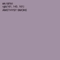 #A18FA1 - Amethyst Smoke Color Image