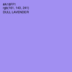 #A18FF1 - Dull Lavender Color Image