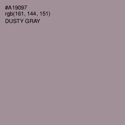 #A19097 - Dusty Gray Color Image