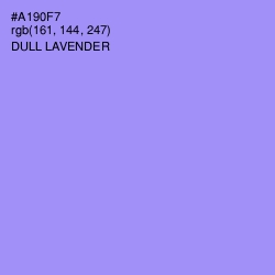#A190F7 - Dull Lavender Color Image