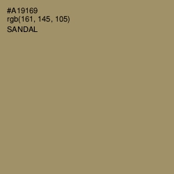 #A19169 - Sandal Color Image