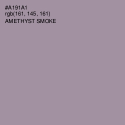 #A191A1 - Amethyst Smoke Color Image
