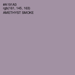 #A191A3 - Amethyst Smoke Color Image