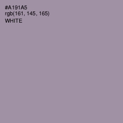 #A191A5 - Amethyst Smoke Color Image