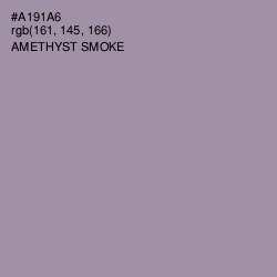 #A191A6 - Amethyst Smoke Color Image