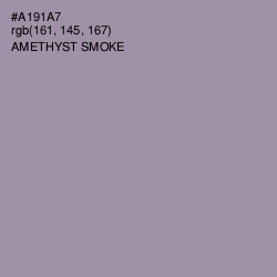 #A191A7 - Amethyst Smoke Color Image