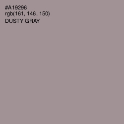 #A19296 - Dusty Gray Color Image