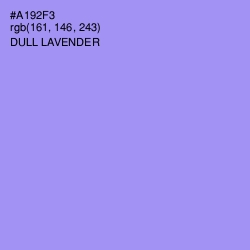 #A192F3 - Dull Lavender Color Image