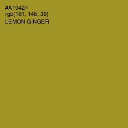#A19427 - Lemon Ginger Color Image