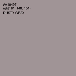 #A19497 - Dusty Gray Color Image