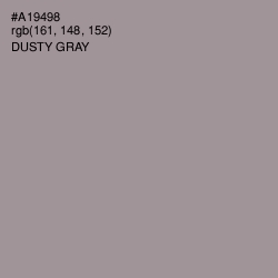 #A19498 - Dusty Gray Color Image