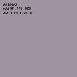 #A194A2 - Amethyst Smoke Color Image