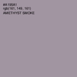 #A195A1 - Amethyst Smoke Color Image