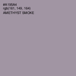 #A195A4 - Amethyst Smoke Color Image