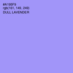 #A195F9 - Dull Lavender Color Image