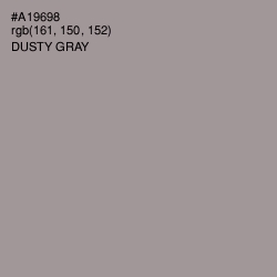 #A19698 - Dusty Gray Color Image