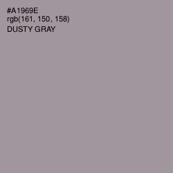 #A1969E - Dusty Gray Color Image