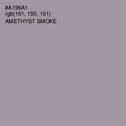 #A196A1 - Amethyst Smoke Color Image