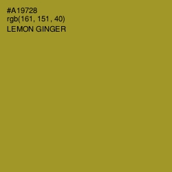 #A19728 - Lemon Ginger Color Image