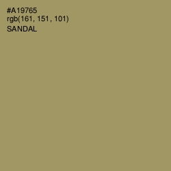 #A19765 - Sandal Color Image