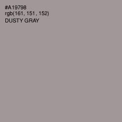 #A19798 - Dusty Gray Color Image
