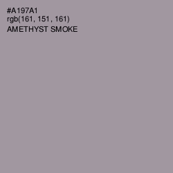#A197A1 - Amethyst Smoke Color Image