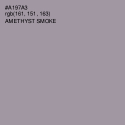 #A197A3 - Amethyst Smoke Color Image