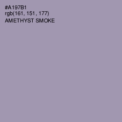 #A197B1 - Amethyst Smoke Color Image
