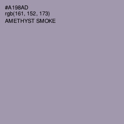 #A198AD - Amethyst Smoke Color Image