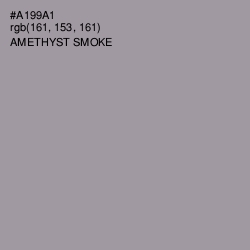 #A199A1 - Amethyst Smoke Color Image