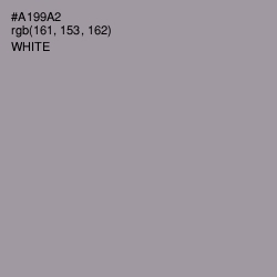 #A199A2 - Amethyst Smoke Color Image