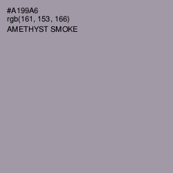 #A199A6 - Amethyst Smoke Color Image