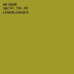 #A19A2B - Lemon Ginger Color Image