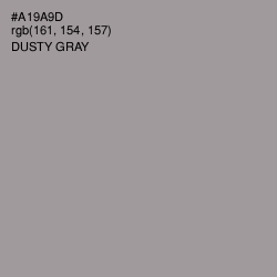 #A19A9D - Dusty Gray Color Image