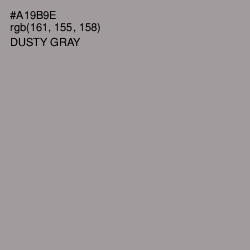 #A19B9E - Dusty Gray Color Image