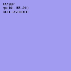 #A19BF1 - Dull Lavender Color Image