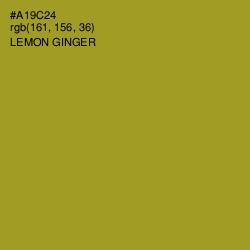 #A19C24 - Lemon Ginger Color Image