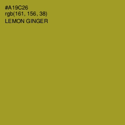 #A19C26 - Lemon Ginger Color Image