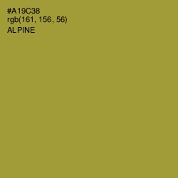 #A19C38 - Alpine Color Image