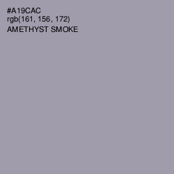 #A19CAC - Amethyst Smoke Color Image