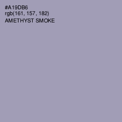 #A19DB6 - Amethyst Smoke Color Image