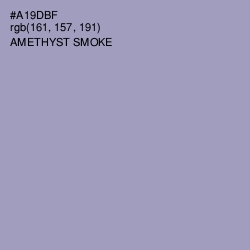 #A19DBF - Amethyst Smoke Color Image