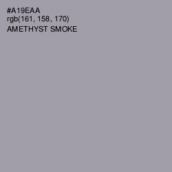 #A19EAA - Amethyst Smoke Color Image