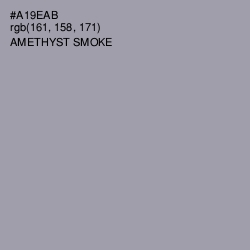 #A19EAB - Amethyst Smoke Color Image
