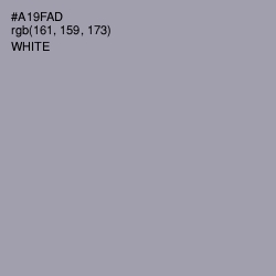 #A19FAD - Amethyst Smoke Color Image