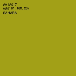 #A1A017 - Sahara Color Image