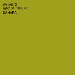 #A1A01D - Sahara Color Image