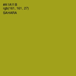 #A1A11B - Sahara Color Image